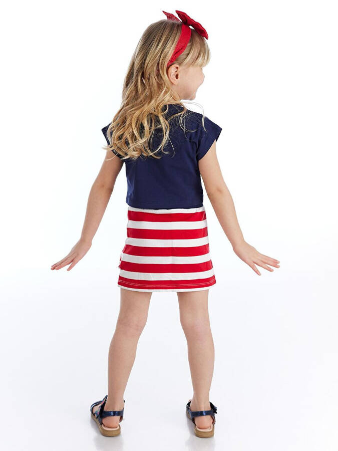 Fox Frilled Girls Skirt Suit - 2