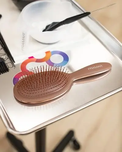 FRAMAR Chocolate Hair Brush Detangler – Wet Hair Brushes For Women, Womens Hair Brush, Hair Accessories, Hairbrush For Women, Cepillos Para Cabello, Reduces Breakage – Detangle Brush - FRAMAR (1)