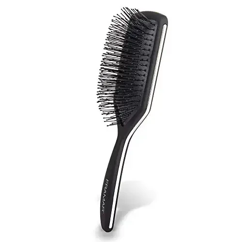 FRAMAR Black Paddle Hair Brush For Women – Wet Paddle Brush Detangler For Thick Hair Brushes For Women, Hairbrush – Reduces Breakage - FRAMAR (1)
