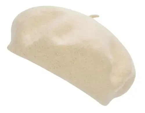 Французская беретка из шерсти, классическая женская шляпа, фетровая шляпа художника, однотонная, эластичная шапка-бини. - 1