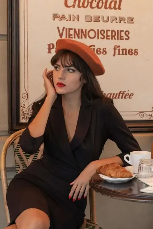 Французский художник Австралийская шерстяная фетровая шапка черепица-черепица - GOLDMINE