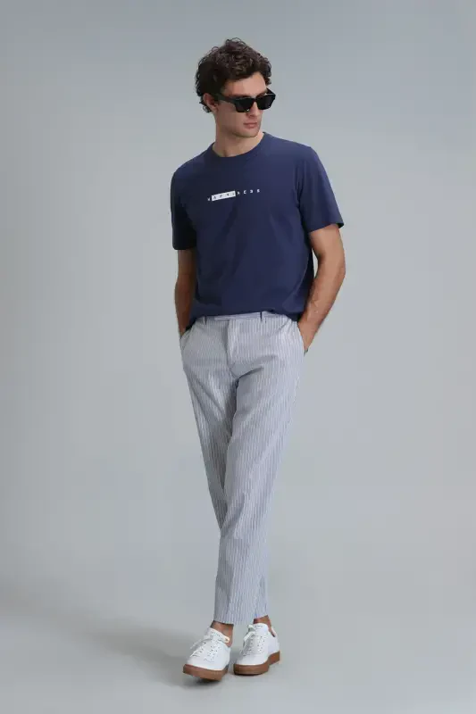 Frank Smart Erkaklar uchun Chino Shim Slim Fit Saks - 5