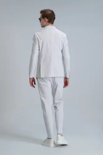 Frank Smart Erkek Chino Pantolon Slim Fit Bej-Bej - 6