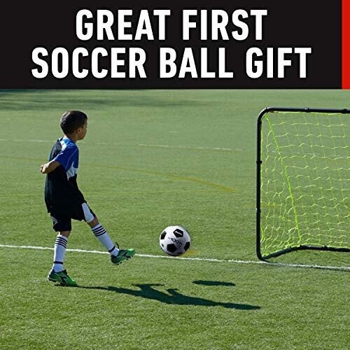 Franklin Sports Soccer Balls - Youth & Adult - Sizes 3, 4 & 5 - Single & Bulk Packs - Black & White - 3