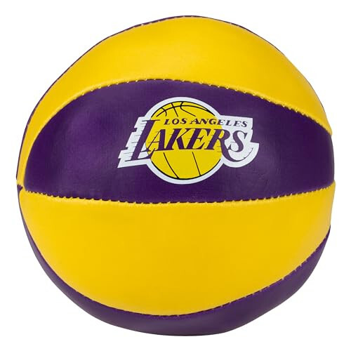 Franklin Sports NBA o'yinchoq basketbollar - Eshik ustiga va ichki halqalar uchun 2 ta paket bolalar yumshoq mini basketbollar - NBA Fan Shop bolalar yumshoq o'yinchoq basketbollar - (2) Mini to'p kiradi - 6