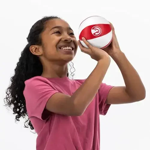 Franklin Sports NBA Toy Basketballs - 2 Pack of Kids Soft Mini Basketballs for Over The Door + Indoor Hoops - NBA Fan Shop - 7