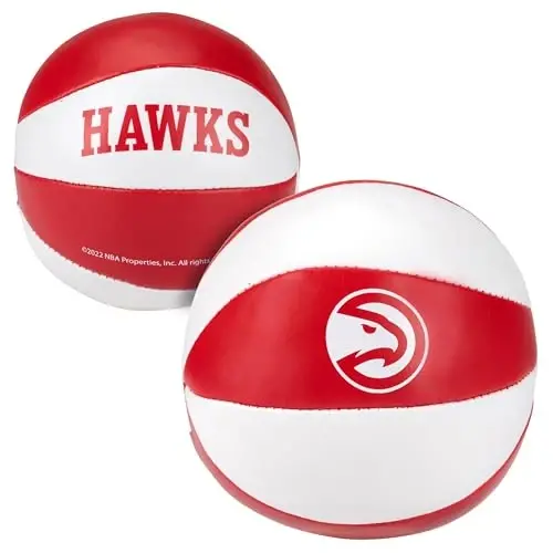 Franklin Sports NBA Toy Basketballs - 2 Pack of Kids Soft Mini Basketballs for Over The Door + Indoor Hoops - NBA Fan Shop - 1
