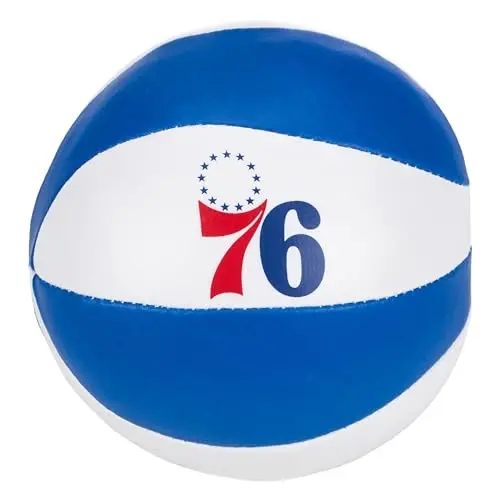 Franklin Sports NBA Toy Basketballs - 2 Pack of Kids Soft Mini Basketballs for Over The Door + Indoor Hoops - NBA Fan Shop - 6