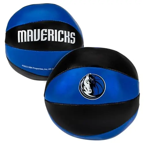 Franklin Sports NBA Toy Basketballs - 2 Pack of Kids Soft Mini Basketballs for Over The Door + Indoor Hoops - NBA Fan Shop - 1