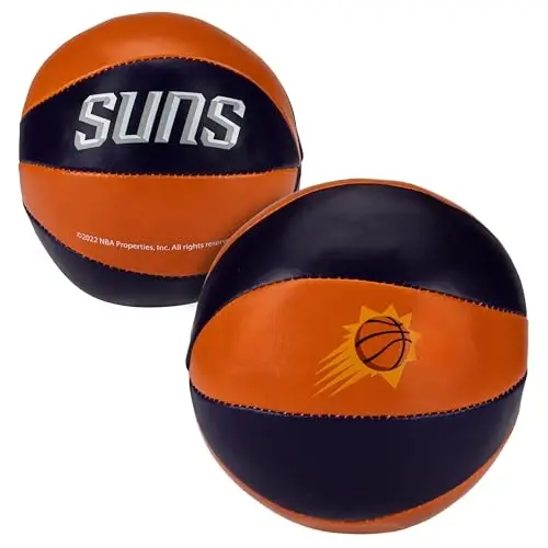 Franklin Sports NBA Toy Basketballs - 2 Pack of Kids Soft Mini Basketballs for Over The Door + Indoor Hoops - NBA Fan Shop - 1