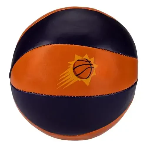 Franklin Sports NBA Toy Basketballs - 2 Pack of Kids Soft Mini Basketballs for Over The Door + Indoor Hoops - NBA Fan Shop - 6