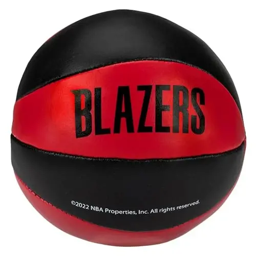 Franklin Sports NBA Toy Basketballs - 2 Pack of Kids Soft Mini Basketballs for Over The Door + Indoor Hoops - NBA Fan Shop - 5