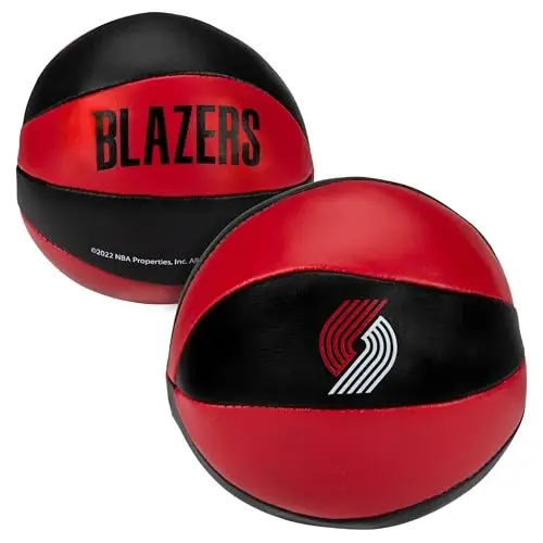 Franklin Sports NBA Toy Basketballs - 2 Pack of Kids Soft Mini Basketballs for Over The Door + Indoor Hoops - NBA Fan Shop - 1