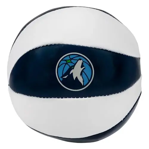 Franklin Sports NBA Toy Basketballs - 2 Pack of Kids Soft Mini Basketballs for Over The Door + Indoor Hoops - NBA Fan Shop - 6