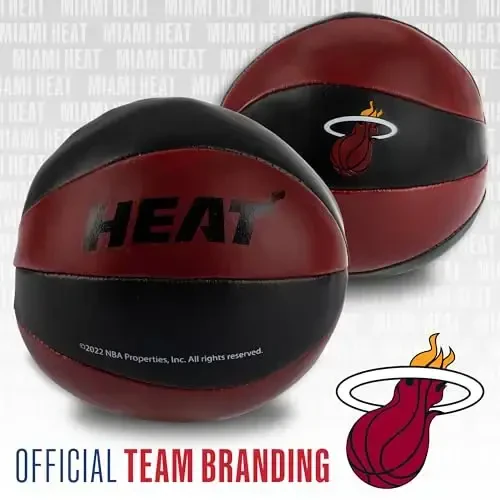 Franklin Sports NBA Toy Basketballs - 2 Pack of Kids Soft Mini Basketballs for Over The Door + Indoor Hoops - NBA Fan Shop - 4