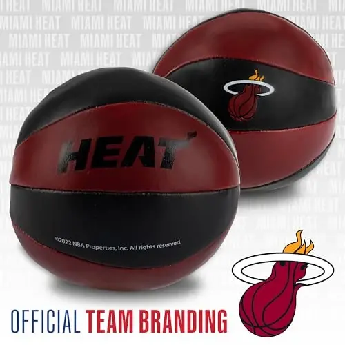 Franklin Sports NBA Toy Basketballs - 2 Pack of Kids Soft Mini Basketballs for Over The Door + Indoor Hoops - NBA Fan Shop - 4