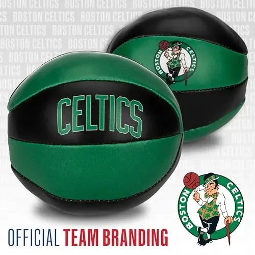 Franklin Sports NBA Toy Basketballs - 2 Pack of Kids Soft Mini Basketballs for Over The Door + Indoor Hoops - NBA Fan Shop - 4