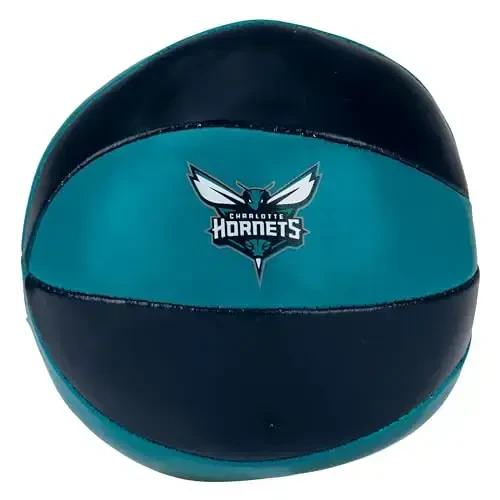 Franklin Sports NBA Toy Basketballs - 2 Pack of Kids Soft Mini Basketballs for Over The Door + Indoor Hoops - NBA Fan Shop - 6