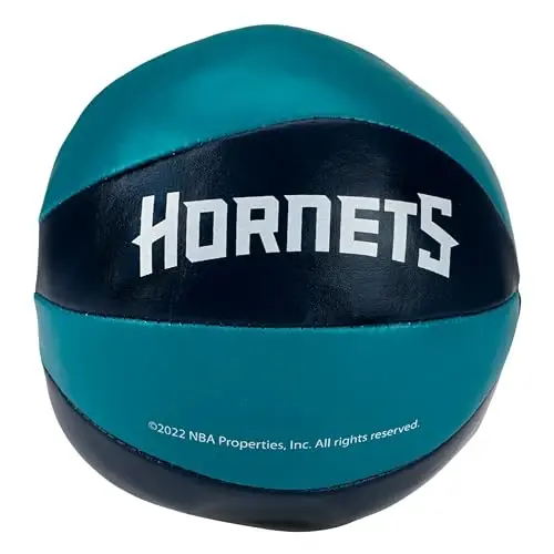 Franklin Sports NBA Toy Basketballs - 2 Pack of Kids Soft Mini Basketballs for Over The Door + Indoor Hoops - NBA Fan Shop - 5