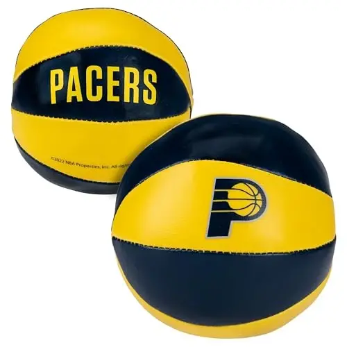 Franklin Sports NBA Toy Basketballs - 2 Pack of Kids Soft Mini Basketballs for Over The Door + Indoor Hoops - NBA Fan Shop - 7
