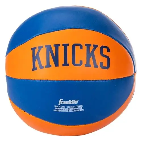 Franklin Sports NBA Toy Basketballs - 2 Pack of Kids Soft Mini Basketballs for Over The Door + Indoor Hoops - NBA Fan Shop - 5