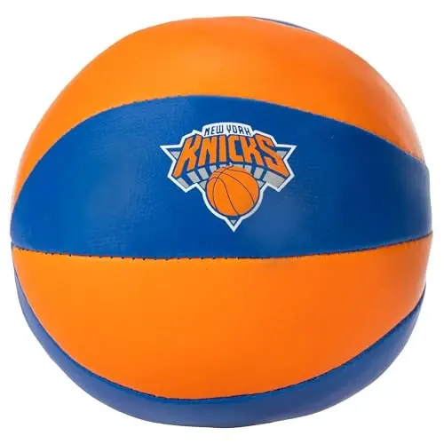 Franklin Sports NBA Toy Basketballs - 2 Pack of Kids Soft Mini Basketballs for Over The Door + Indoor Hoops - NBA Fan Shop - 6