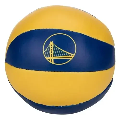 Franklin Sports NBA Toy Basketballs - 2 Pack of Kids Soft Mini Basketballs for Over The Door + Indoor Hoops - NBA Fan Shop - 6