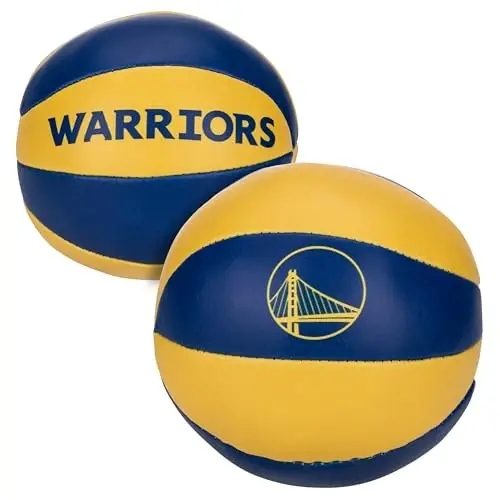 Franklin Sports NBA Toy Basketballs - 2 Pack of Kids Soft Mini Basketballs for Over The Door + Indoor Hoops - NBA Fan Shop 