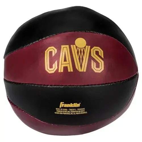 Franklin Sports NBA Toy Basketballs - 2 Pack of Kids Soft Mini Basketballs for Over The Door + Indoor Hoops - NBA Fan Shop - 5