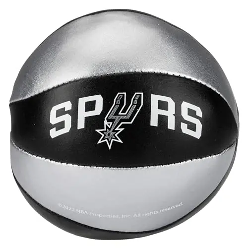 Franklin Sports NBA Toy Basketballs - 2 Pack of Kids Soft Mini Basketballs for Over The Door + Indoor Hoops - NBA Fan Shop - 5