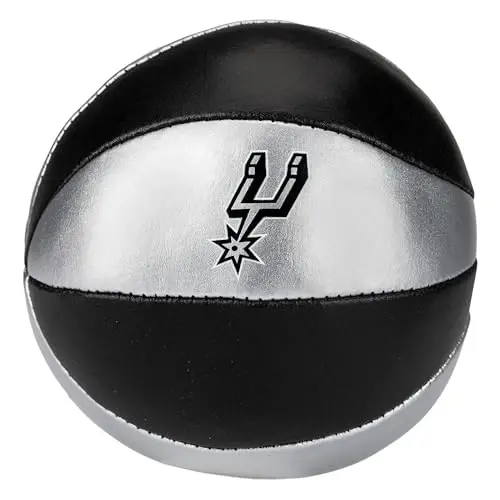 Franklin Sports NBA Toy Basketballs - 2 Pack of Kids Soft Mini Basketballs for Over The Door + Indoor Hoops - NBA Fan Shop - 6