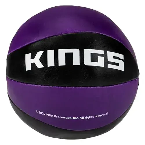 Franklin Sports NBA Toy Basketballs - 2 Pack of Kids Soft Mini Basketballs for Over The Door + Indoor Hoops - NBA Fan Shop - 5