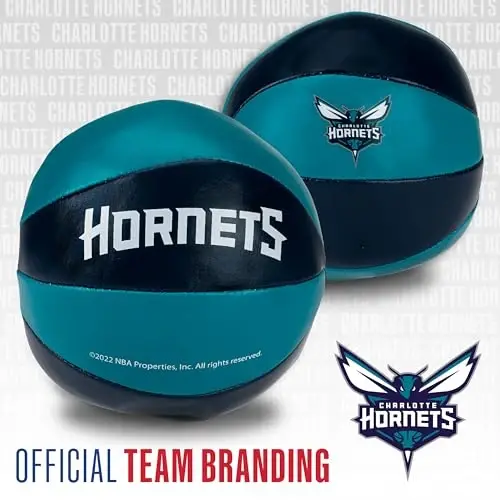 Franklin Sports NBA Toy Basketballs - 2 Pack of Kids Soft Mini Basketballs for Over The Door + Indoor Hoops - NBA Fan Shop - 4