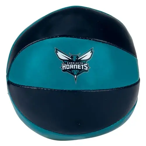 Franklin Sports NBA Toy Basketballs - 2 Pack of Kids Soft Mini Basketballs for Over The Door + Indoor Hoops - NBA Fan Shop - 6