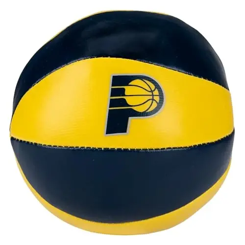 Franklin Sports NBA Toy Basketballs - 2 Pack of Kids Soft Mini Basketballs for Over The Door + Indoor Hoops - NBA Fan Shop - 6