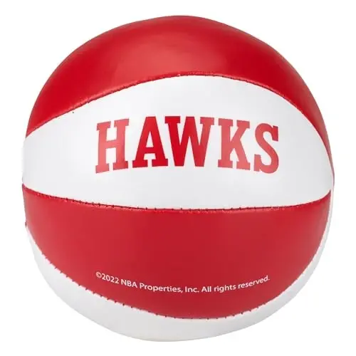 Franklin Sports NBA Toy Basketballs - 2 Pack of Kids Soft Mini Basketballs for Over The Door + Indoor Hoops - NBA Fan Shop - 5