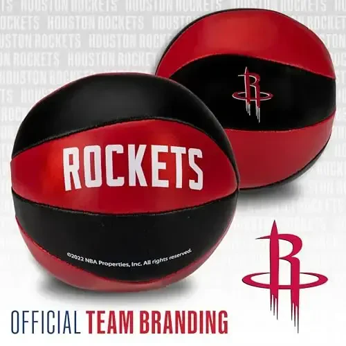 Franklin Sports NBA Toy Basketballs - 2 Pack of Kids Soft Mini Basketballs for Over The Door + Indoor Hoops - NBA Fan Shop - 4