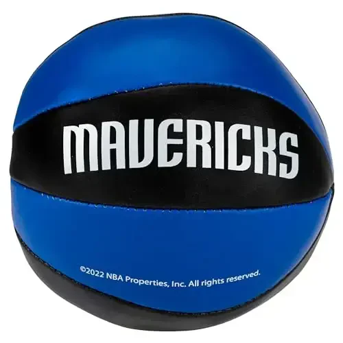 Franklin Sports NBA Toy Basketballs - 2 Pack of Kids Soft Mini Basketballs for Over The Door + Indoor Hoops - NBA Fan Shop - 5