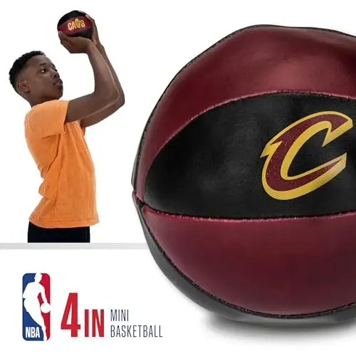 Franklin Sports NBA Toy Basketballs - 2 Pack of Kids Soft Mini Basketballs for Over The Door + Indoor Hoops - NBA Fan Shop - 3