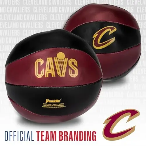 Franklin Sports NBA Toy Basketballs - 2 Pack of Kids Soft Mini Basketballs for Over The Door + Indoor Hoops - NBA Fan Shop - 4