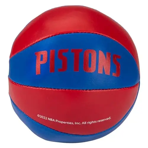 Franklin Sports NBA Toy Basketballs - 2 Pack of Kids Soft Mini Basketballs for Over The Door + Indoor Hoops - NBA Fan Shop - 5