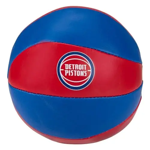Franklin Sports NBA Toy Basketballs - 2 Pack of Kids Soft Mini Basketballs for Over The Door + Indoor Hoops - NBA Fan Shop - 6