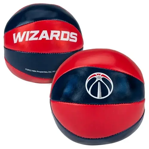 Franklin Sports NBA Toy Basketballs - 2 Pack of Kids Soft Mini Basketballs for Over The Door + Indoor Hoops - NBA Fan Shop - 1