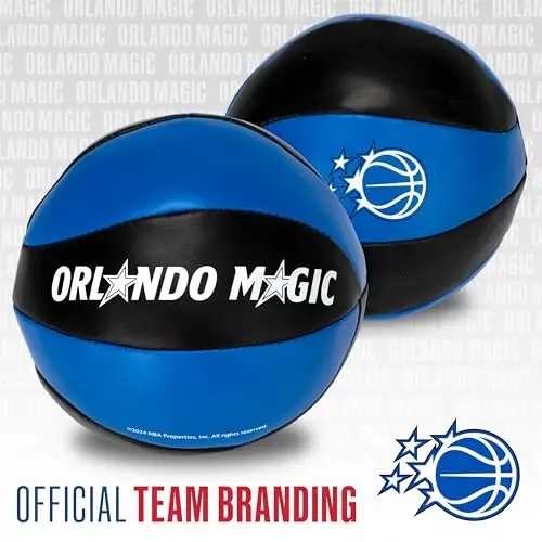 Franklin Sports NBA Toy Basketballs - 2 Pack of Kids Soft Mini Basketballs for Over The Door + Indoor Hoops - NBA Fan Shop - 2