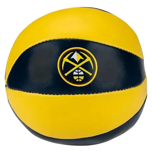 Franklin Sports NBA Toy Basketballs - 2 Pack of Kids Soft Mini Basketballs for Over The Door + Indoor Hoops - NBA Fan Shop - 6