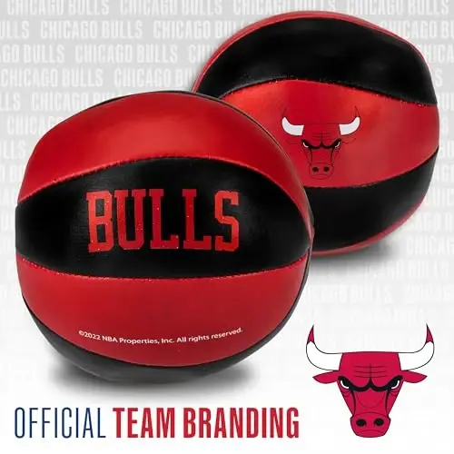 Franklin Sports NBA Toy Basketballs - 2 Pack of Kids Soft Mini Basketballs for Over The Door + Indoor Hoops - NBA Fan Shop - 4