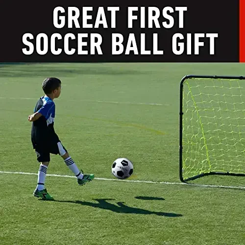 Franklin Sports Soccer Balls - Youth & Adult - Sizes 3, 4 & 5 - Single & Bulk Packs - Black & White - 3