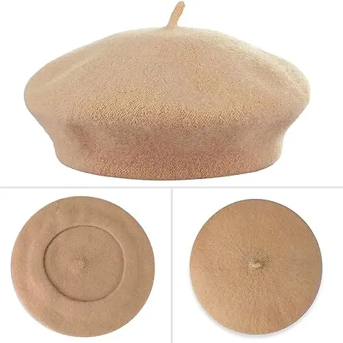 Fransuz beret shlyapalari ayollar uchun - Klassik va zamonaviy ayollar beret to'plami har qanday vaziyat uchun oson nafislik. - 2