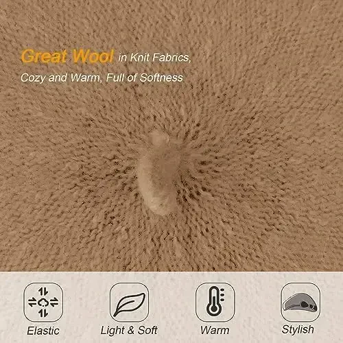 Fransuz beret shlyapalari ayollar uchun - Klassik va zamonaviy ayollar beret to'plami har qanday vaziyat uchun oson nafislik. - 3