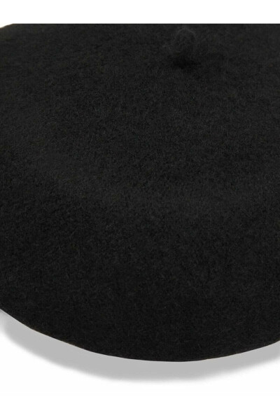 Frantsuz Rassomi Avstraliya Yün Felt Beret Qora - 4